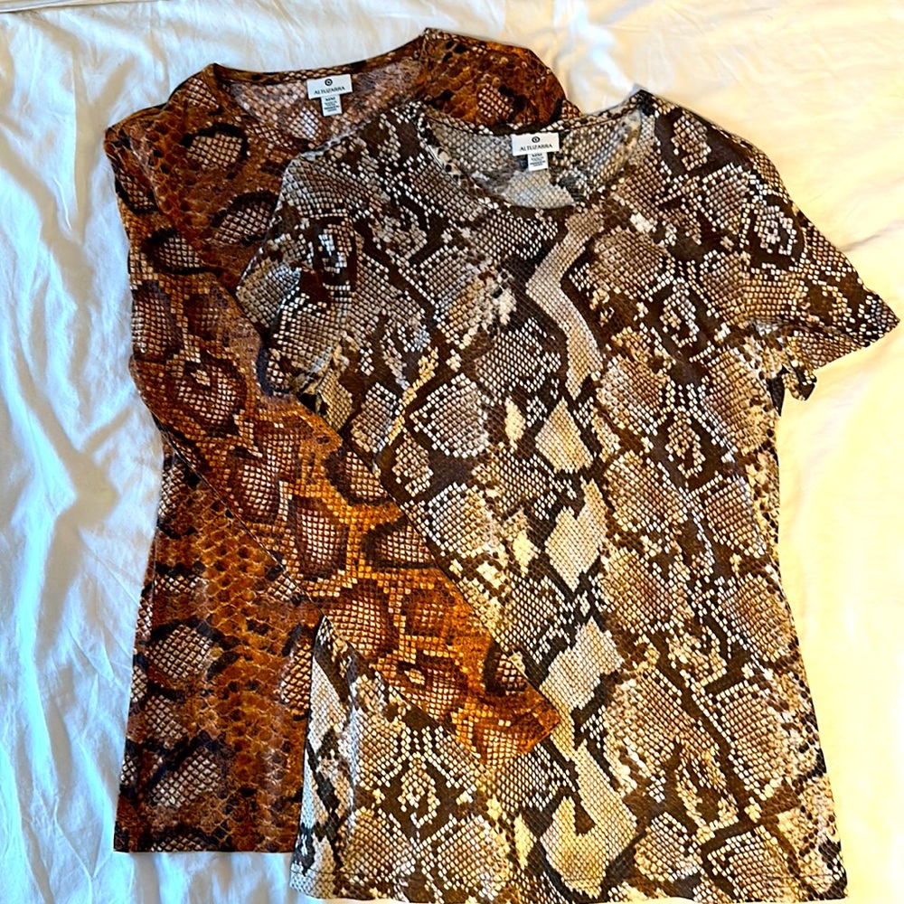 Altuzarra for Target 2 Snakeskin print T-Shirts